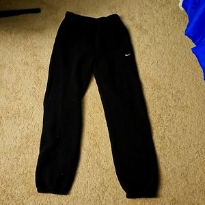 Fuzzy nike sweatpants